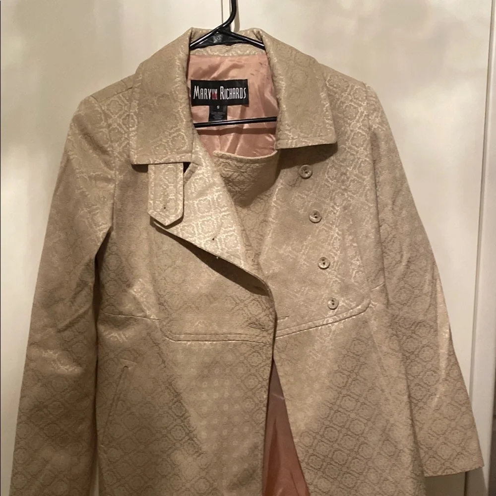 Marvin Richards Cream Gold Women's Coat